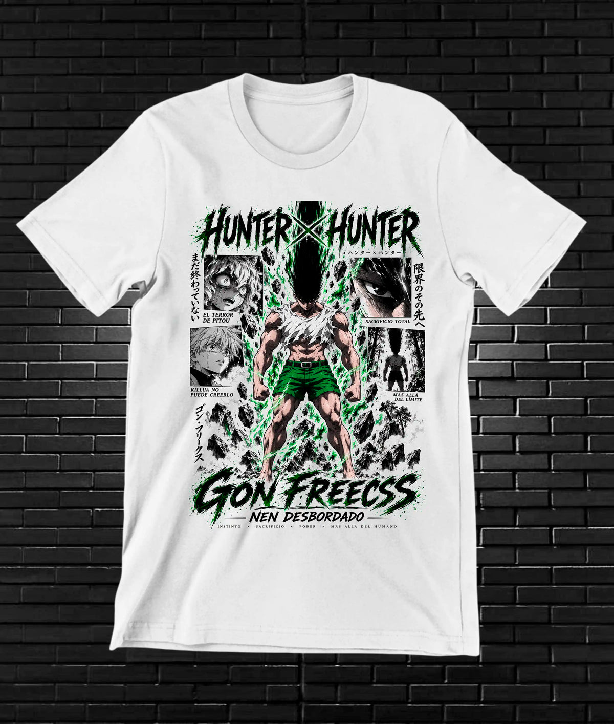 Camiseta Hunter x Hunter Gon CAMINE - NIVRA Blanco