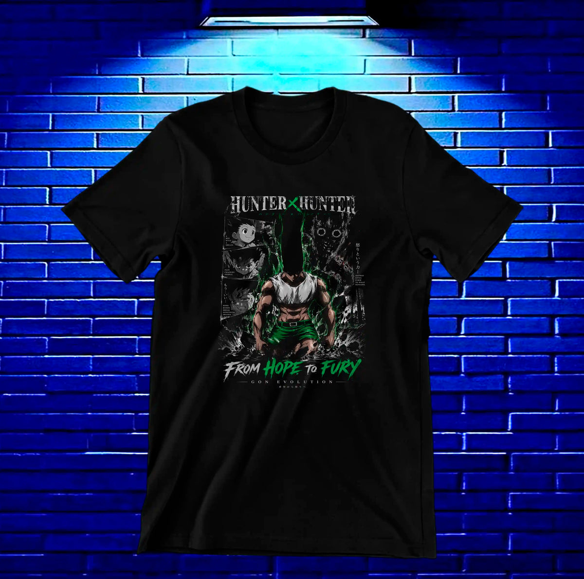 Camiseta Hunter x Hunter Gon CAMINE - NIVRA Negro