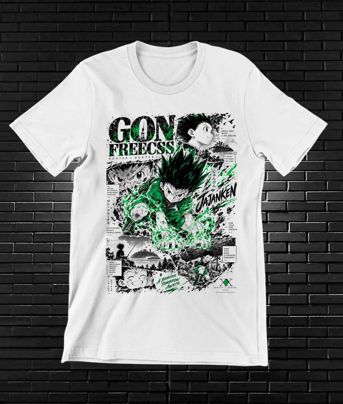 Camiseta Hunter x Hunter Gon MELAR - MERON Blanco