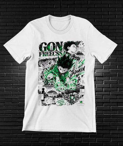 Camiseta Hunter x Hunter Gon MELAR - MERON Blanco