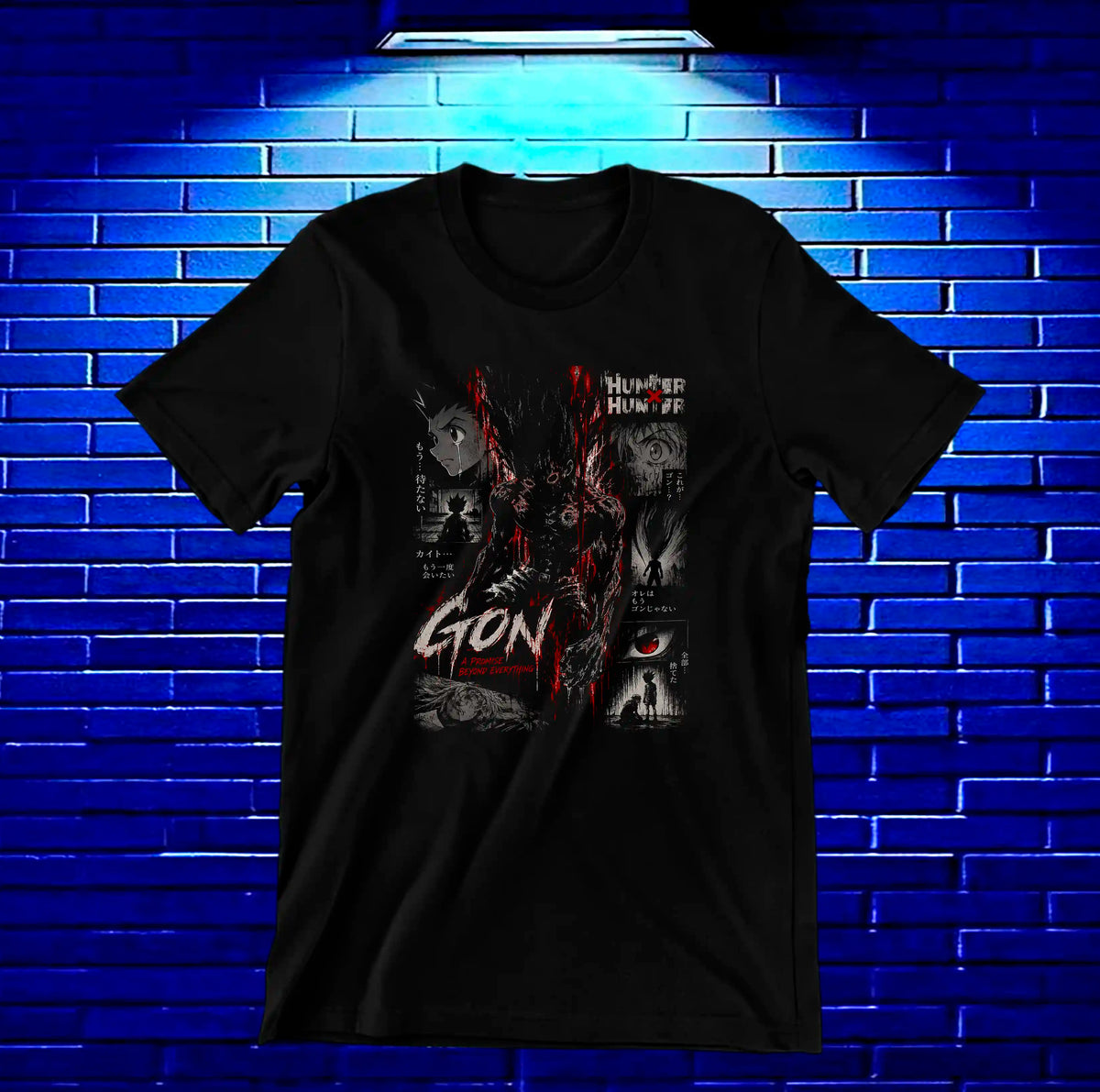 Camiseta Hunter x Hunter Gon MELAR - MERON Negro