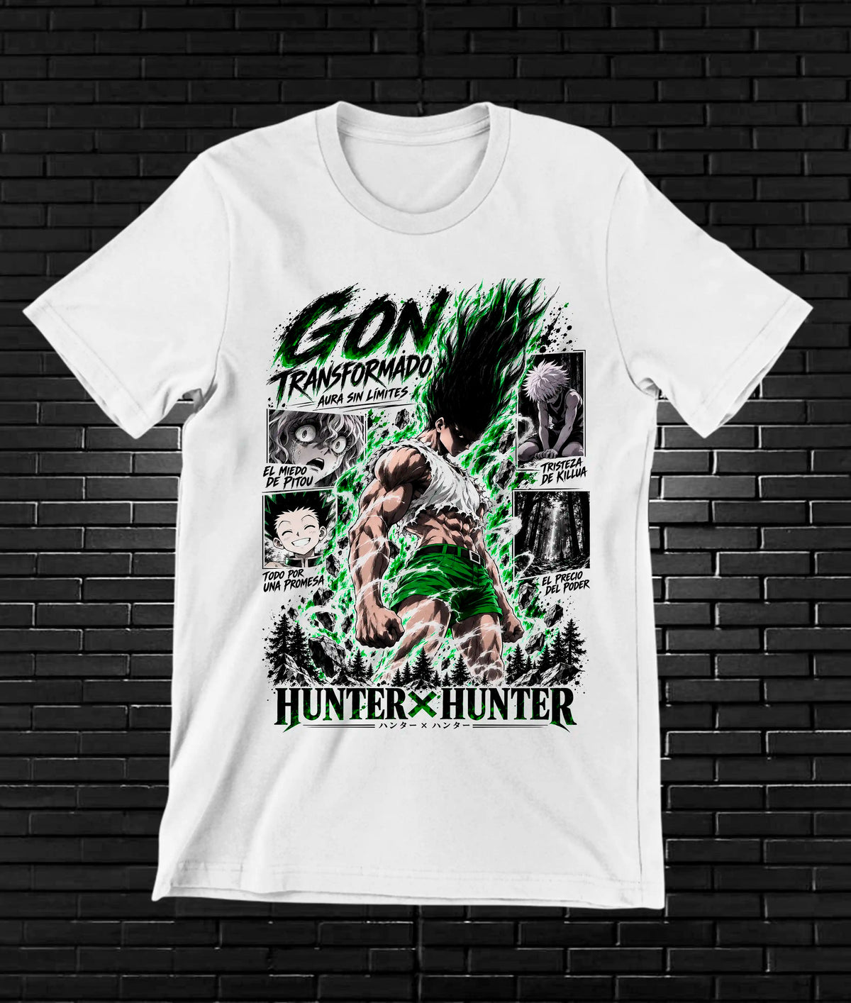 Camiseta Hunter x Hunter Gon NIMOR - BANIX Blanco
