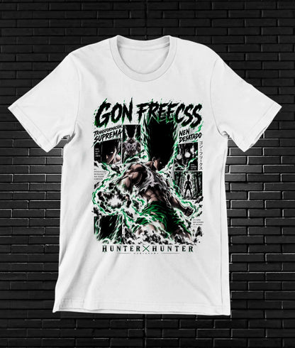 Camiseta Hunter x Hunter Gon NIMOR - BAREN Blanco