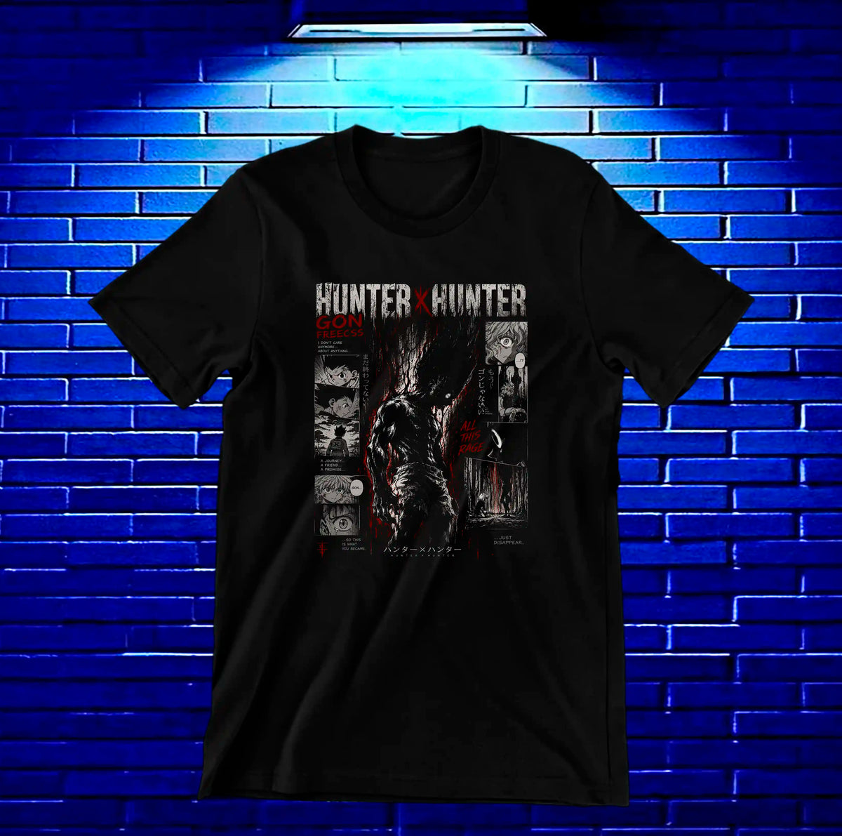 Camiseta Hunter x Hunter Gon NIMOR - BAREN Negro