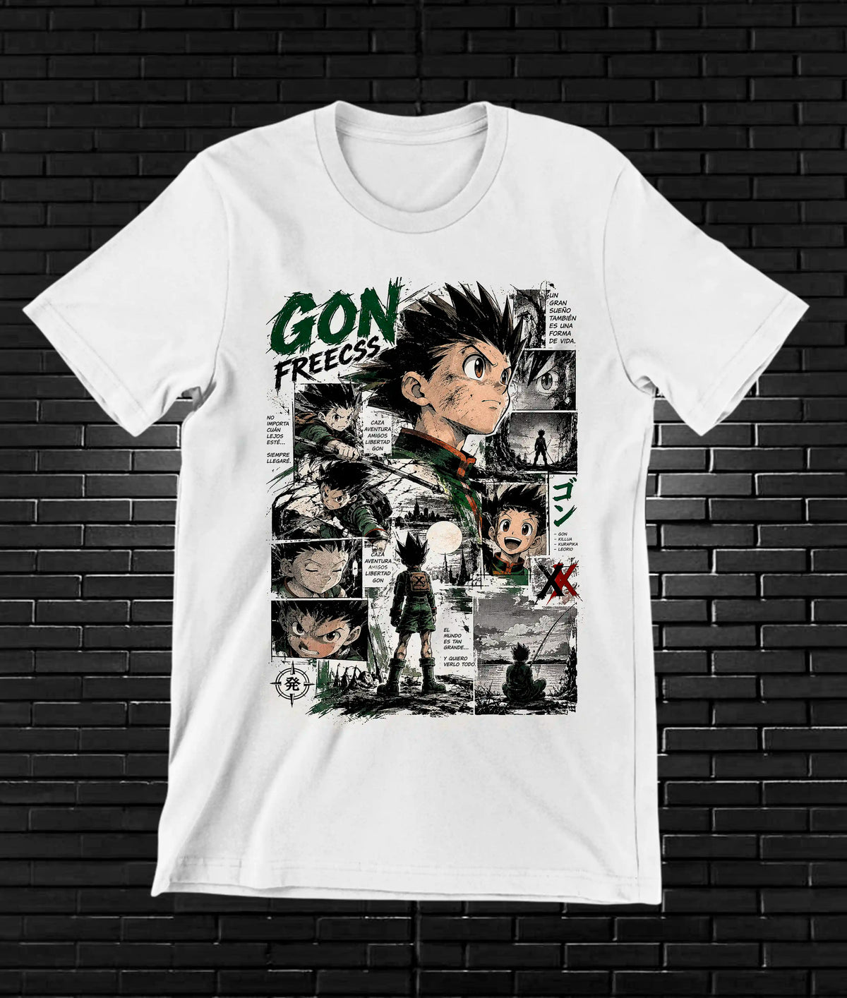 Camiseta Hunter x Hunter Gon NIMOR - MERON Blanco