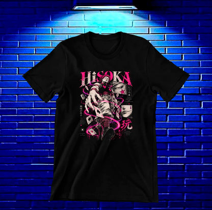 Camiseta Hunter x Hunter Hisoka BAMOR - BAREN Negro