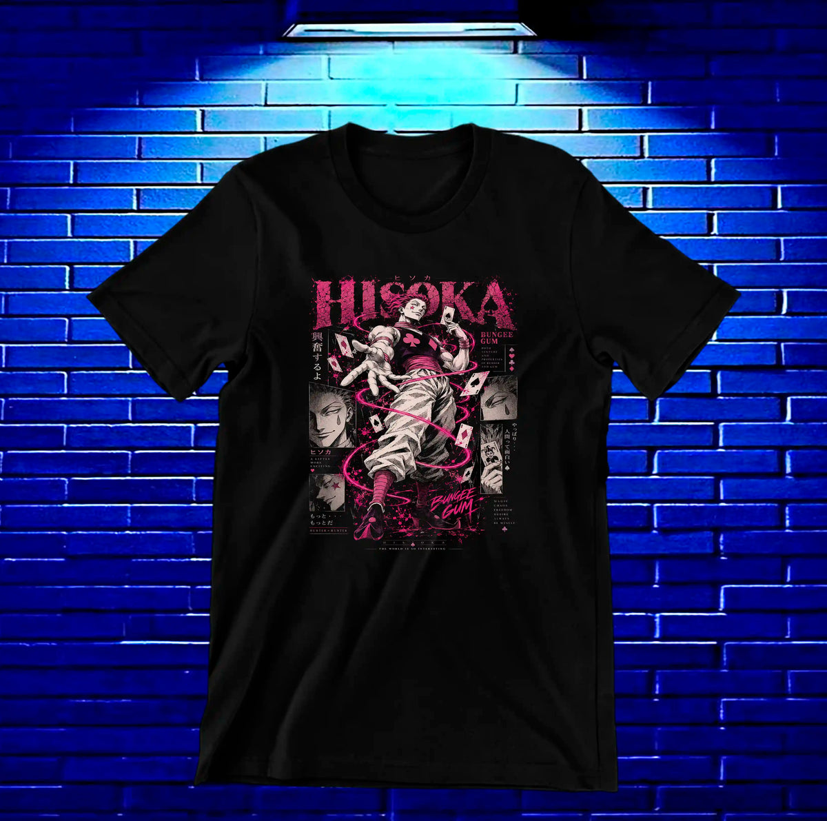 Camiseta Hunter x Hunter Hisoka CAMINE - BANIX Negro