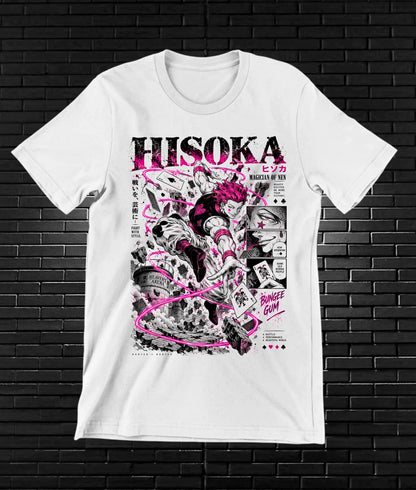 Camiseta Hunter x Hunter Hisoka CAMINE - NIVRA Blanco