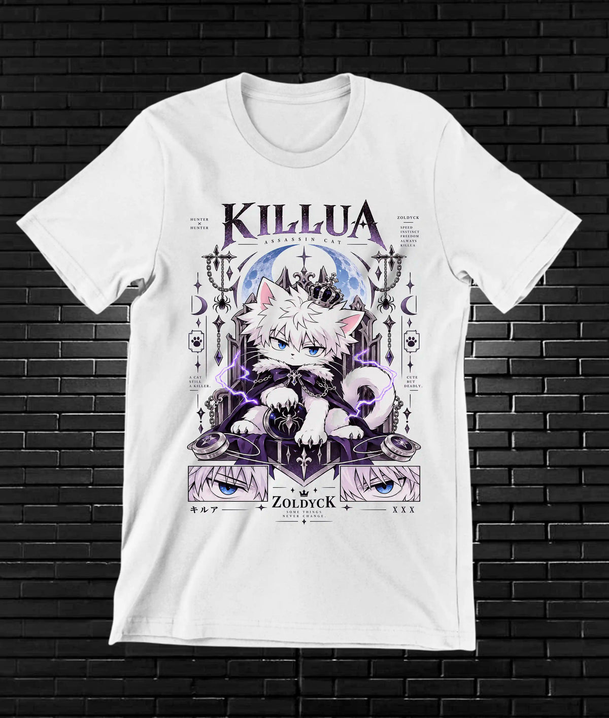 Camiseta Hunter x Hunter Killua BAMOR - MERON Blanco