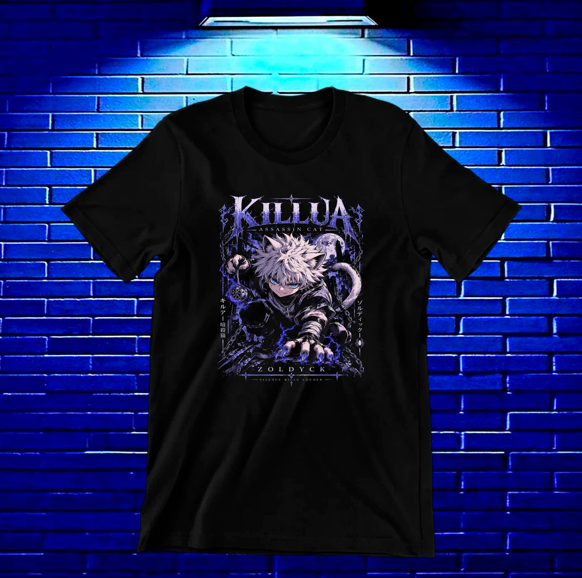 Camiseta Hunter x Hunter Killua BAMOR - NIVRA Negro