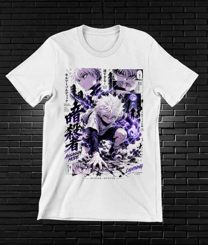 Camiseta Hunter x Hunter Killua CAMINE - BAREN Blanco