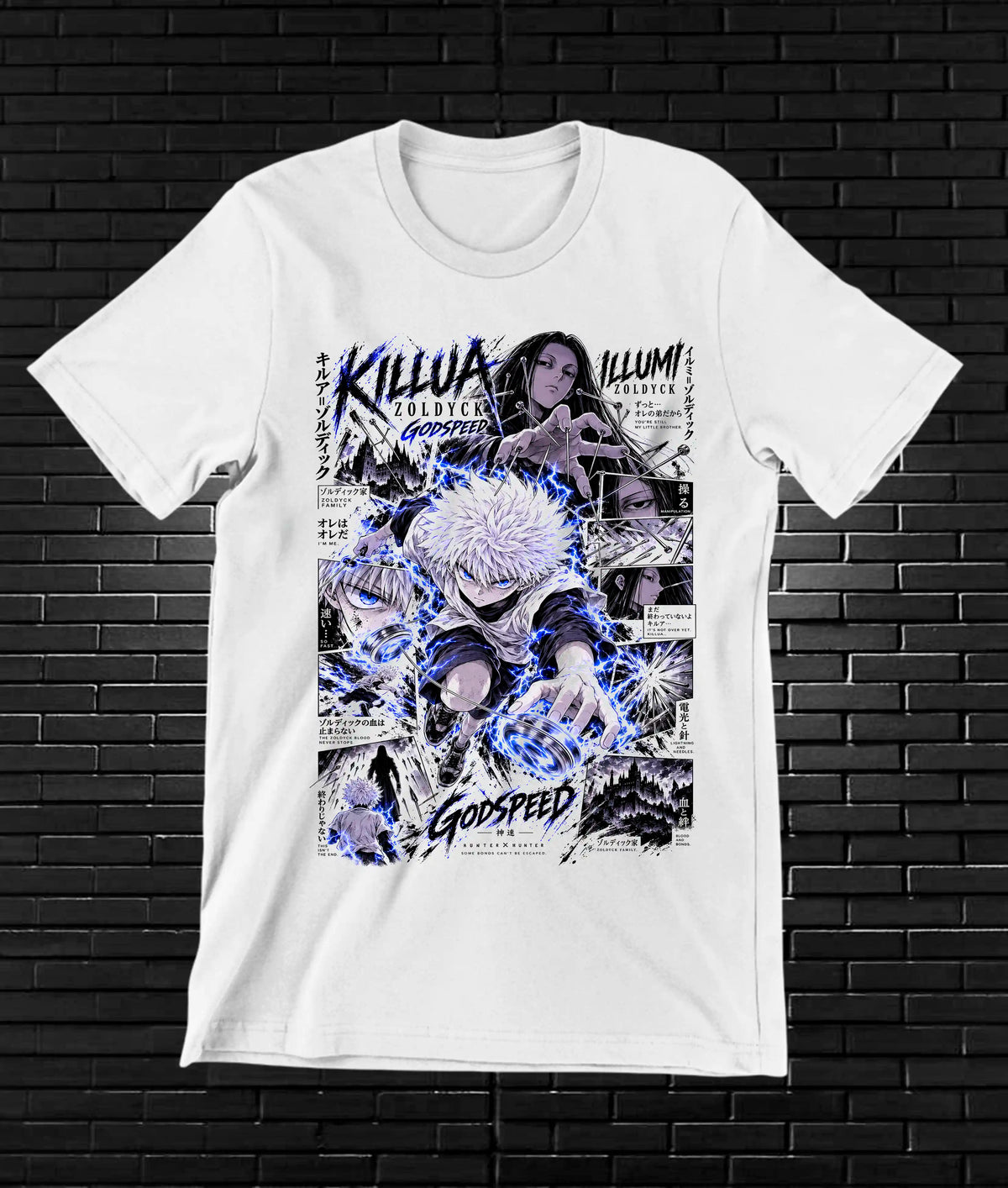 Camiseta Hunter x Hunter Killua CAMINE - CAVOX Blanco