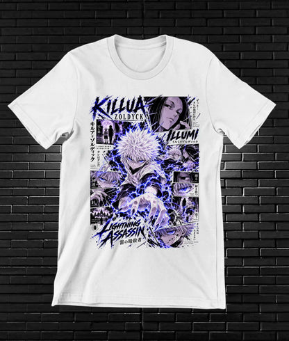 Camiseta Hunter x Hunter Killua CAMINE - MERON Blanco