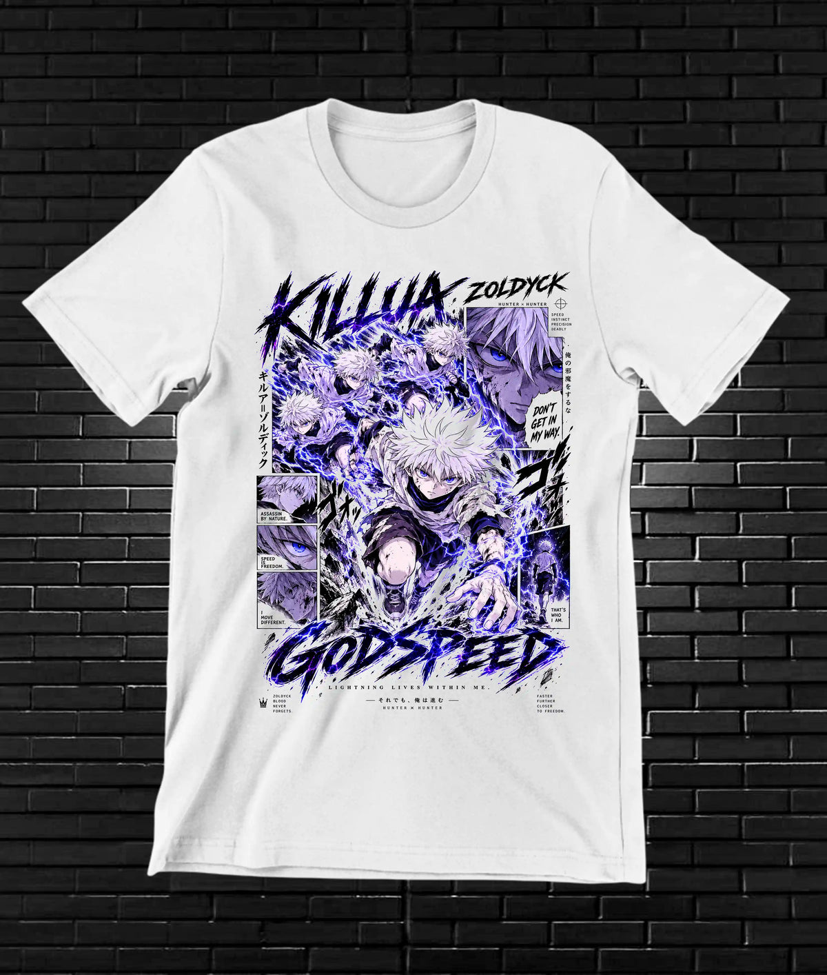 Camiseta Hunter x Hunter Killua NIMOR - BANIX Blanco