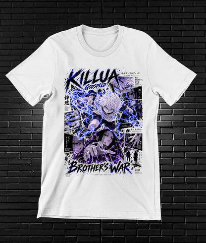 Camiseta Hunter x Hunter Killua NIMOR - BAREN Blanco