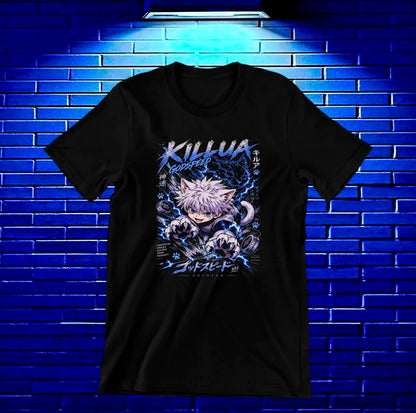 Camiseta Hunter x Hunter Killua NIMOR - BAREN Negro