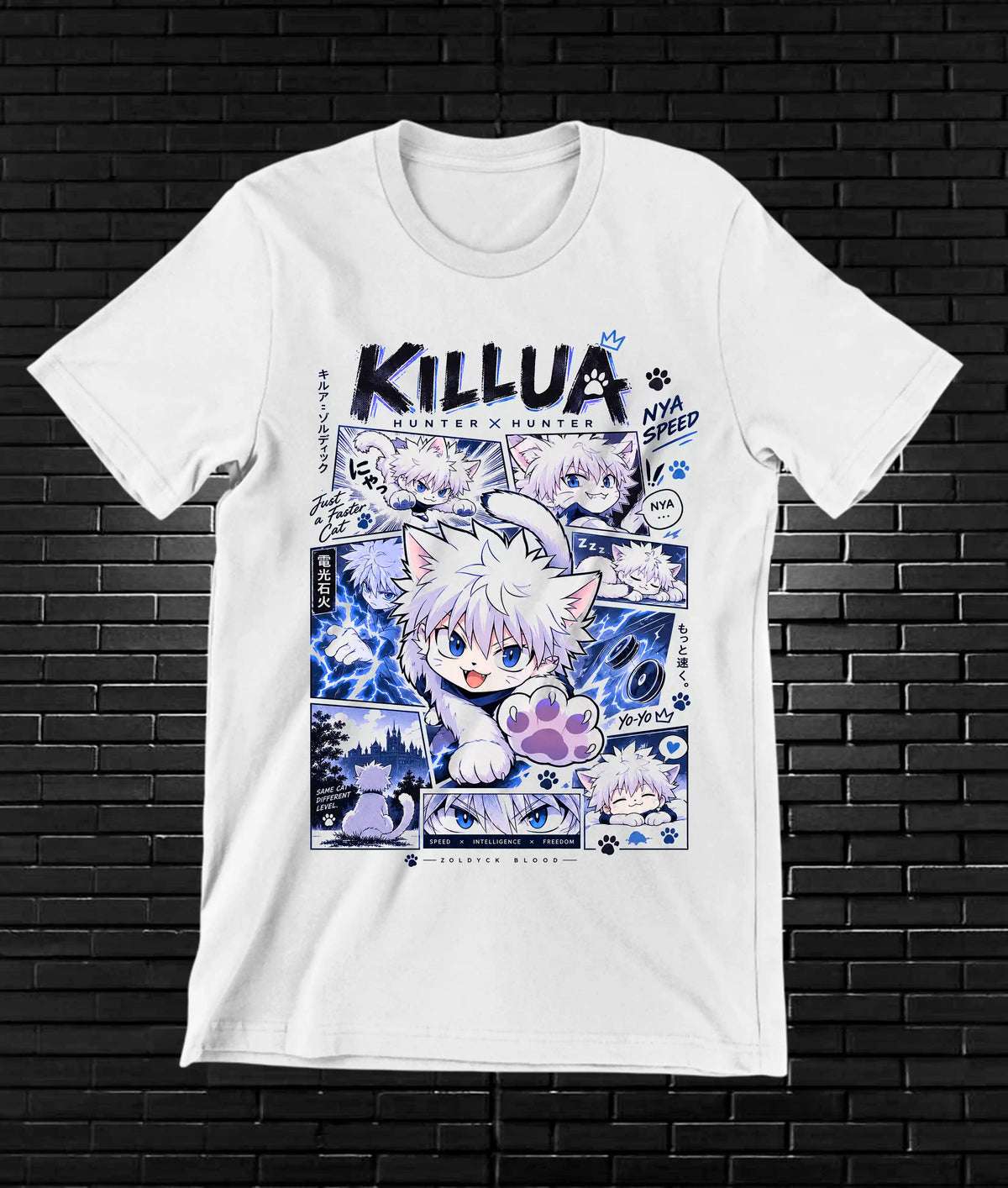 Camiseta Hunter x Hunter Killua NIMOR - CAVOX Blanco