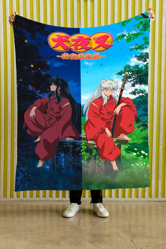 Cobija Inuyasha – Inuyasha y Kagome · paisaje