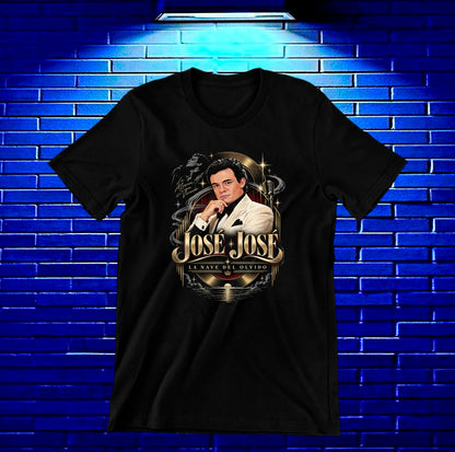 Camiseta José José – CAMINE – Diseño NIVRA – Negro
