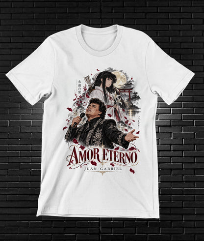 Camiseta Juan Gabriel – BAMOR – Diseño BAREN – Blanco