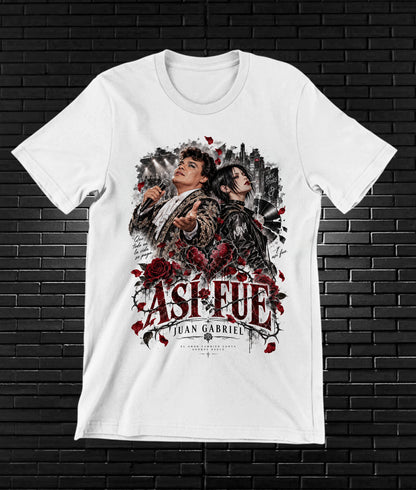 Camiseta Juan Gabriel – BAMOR – Diseño NIVRA – Blanco