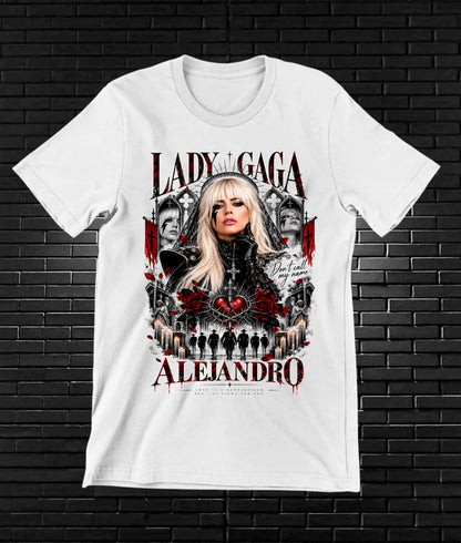 Camiseta Lady Gaga CAMINE - MERON Blanco
