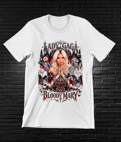 Camiseta Lady Gaga CAMINE - NIVRA Blanco
