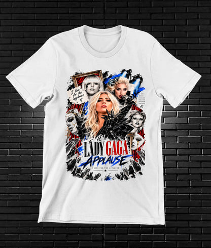 Camiseta Lady Gaga NIMOR - BANIX Blanco