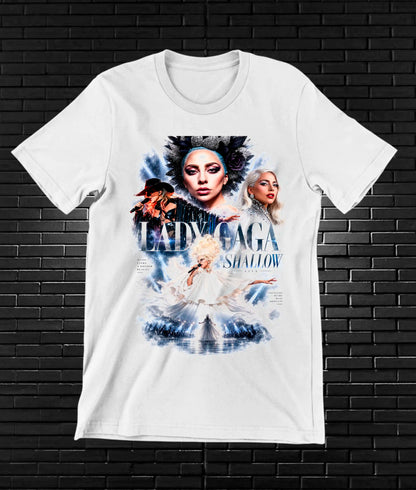 Camiseta Lady Gaga NIMOR - BAREN Blanco