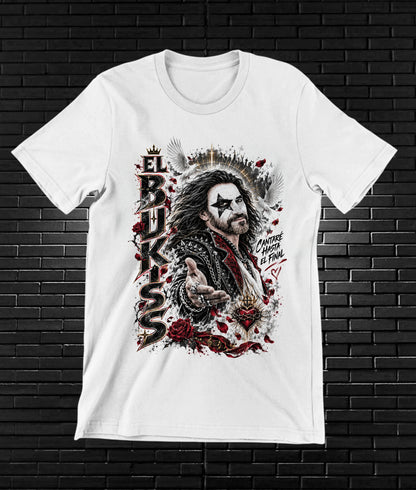 Camiseta Los Bukis – CAMINE – Diseño BAREN – Blanco