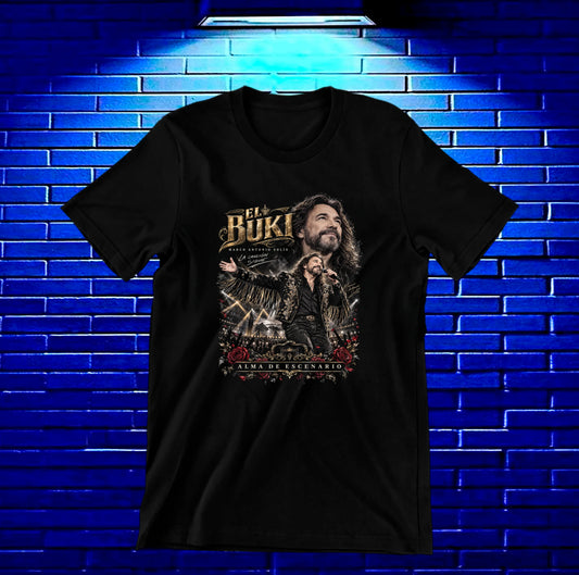 Camiseta Los Bukis – CAMINE – Diseño BAREN – Negro