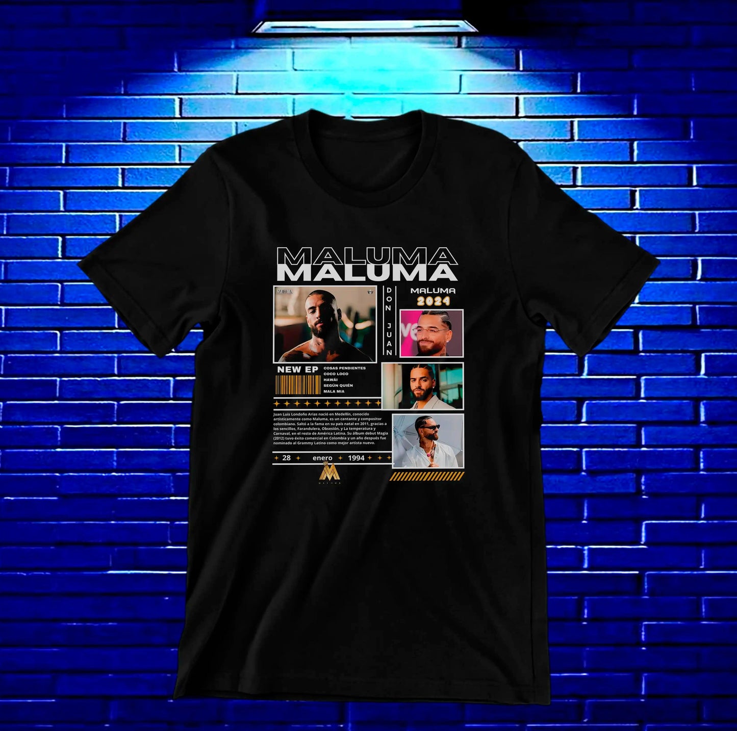 Camiseta Maluma – CAMINE