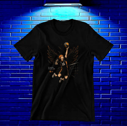Camiseta Haikyuu diseño Baren color negro