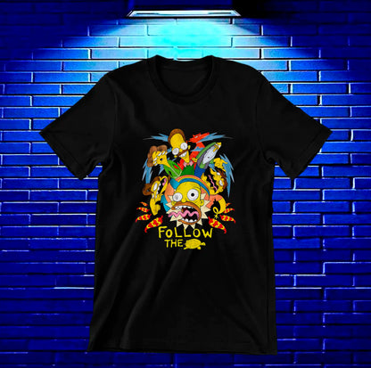 Camiseta Los Simpson2 diseño Banix color negro