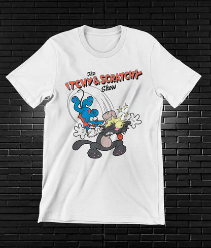 Camiseta Los Simpson2 diseño Meron color blanco