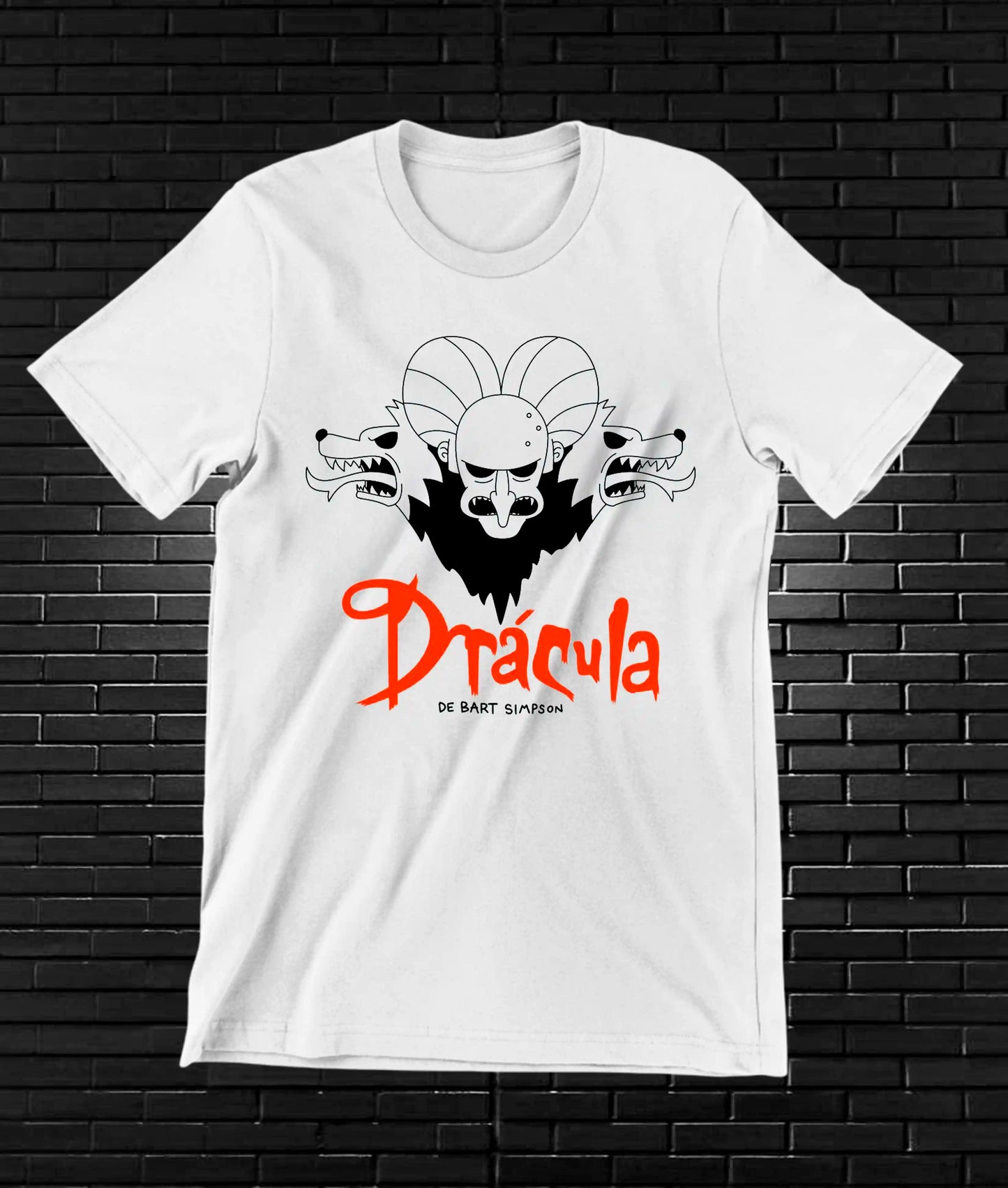 Camiseta Los Simpson2 diseño Nivra color blanco