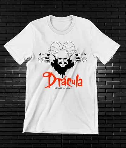 Camiseta Los Simpson2 diseño Nivra color blanco