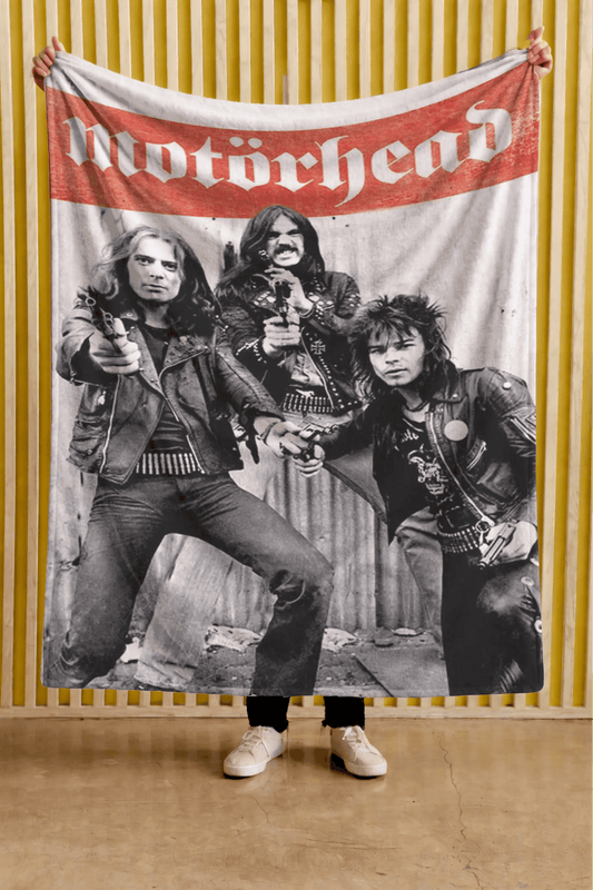 Cobija Motörhead – Banda · retratos monocromos