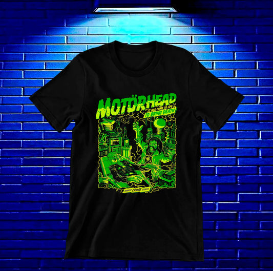 Camiseta Motörhead – Cartel verde · Negra
