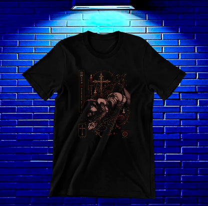 Camiseta Naruto Hinata BAMOR diseño CAVOX negra