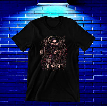 Camiseta Naruto Hinata CALEN diseño MERON negro
