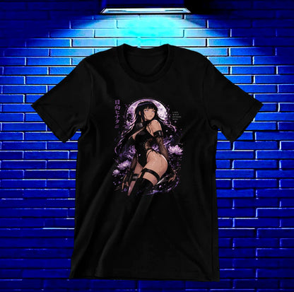 Camiseta Naruto Hinata CAMOR diseño BANIX negra