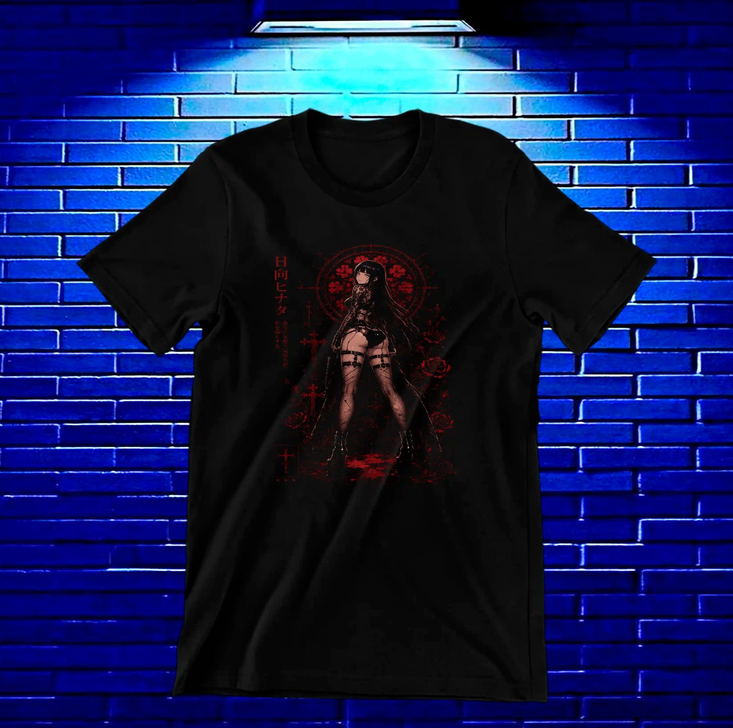 Camiseta Naruto Hinata CAYRO diseño BANIX negro