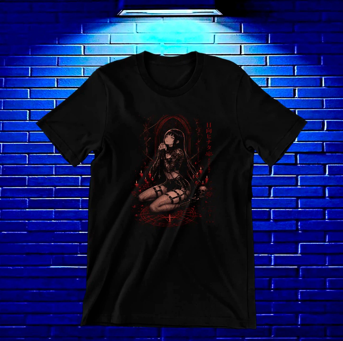 Camiseta Naruto Hinata CAYRO diseño BAREN negro
