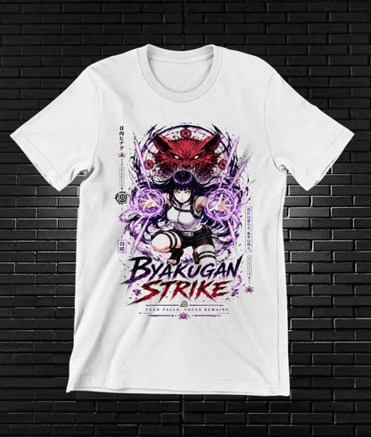 Camiseta Naruto Hinata MELOR diseño BAREN blanco