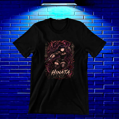 Camiseta Naruto Hinata MELOR diseño BAREN negro