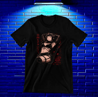 Camiseta Naruto Hinata MERAK diseño BANIX negro