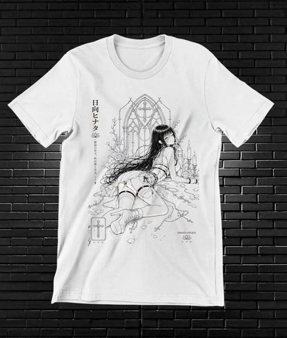 Camiseta Naruto Hinata NIMAR diseño BANIX blanco