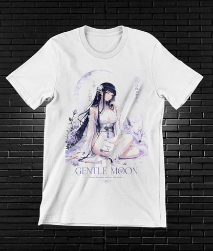 Camiseta Naruto Hinata NIMOR diseño BAREN blanca