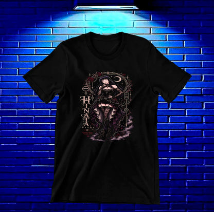 Camiseta Naruto Hinata NIVAR diseño CAVOX negro
